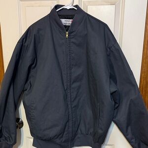 Aramark Quilt lined Men's Gray Bomber Jacket